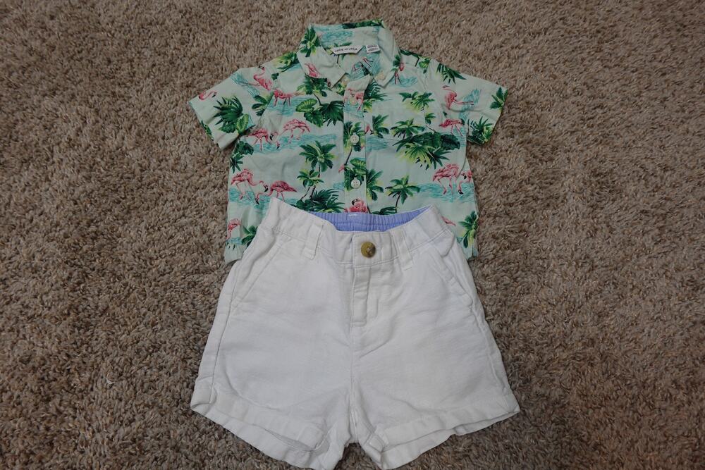 Charming Baby Janie & Jack Shirt & Shorts Bundle 6-12M